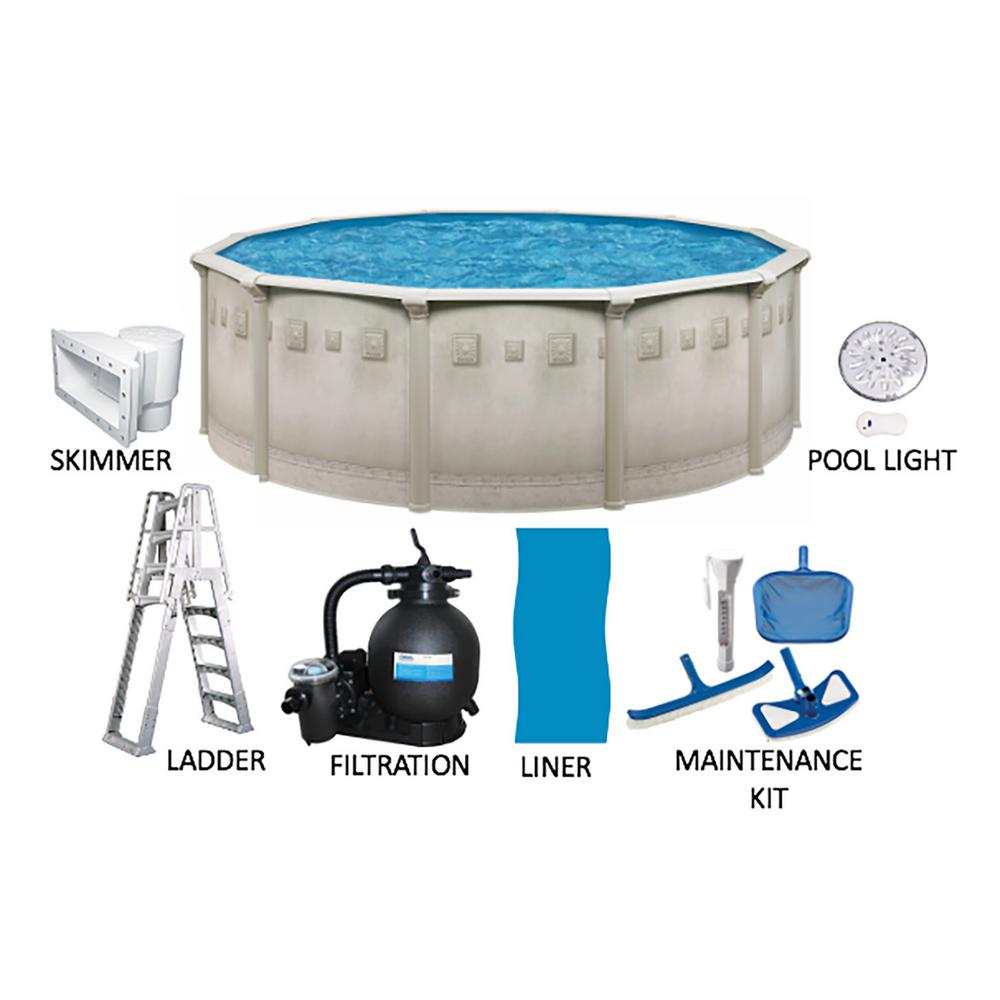 Steel - Hard Sided Pools - Above Ground Pools - The Home Depot