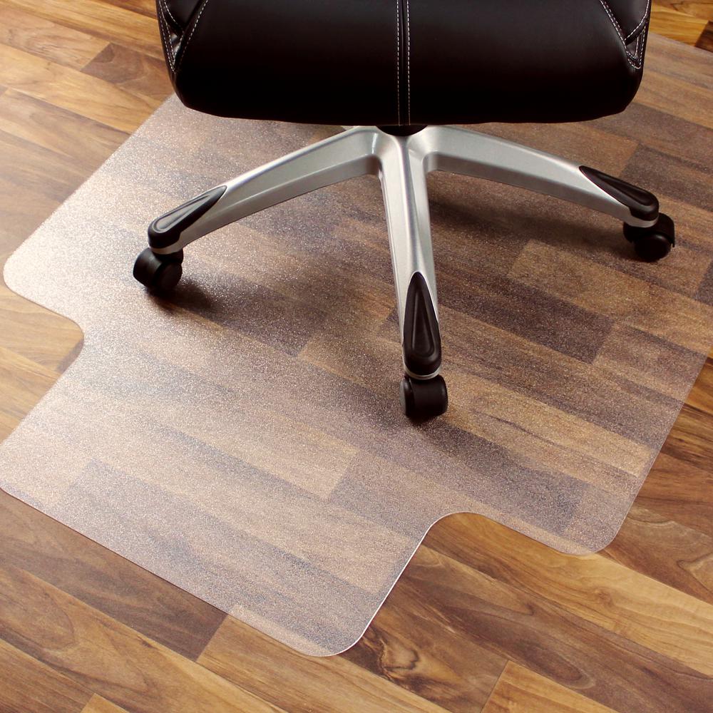 Ultimat Polycarbonate Lipped Chair Mat For Hard Floor 48 X 53