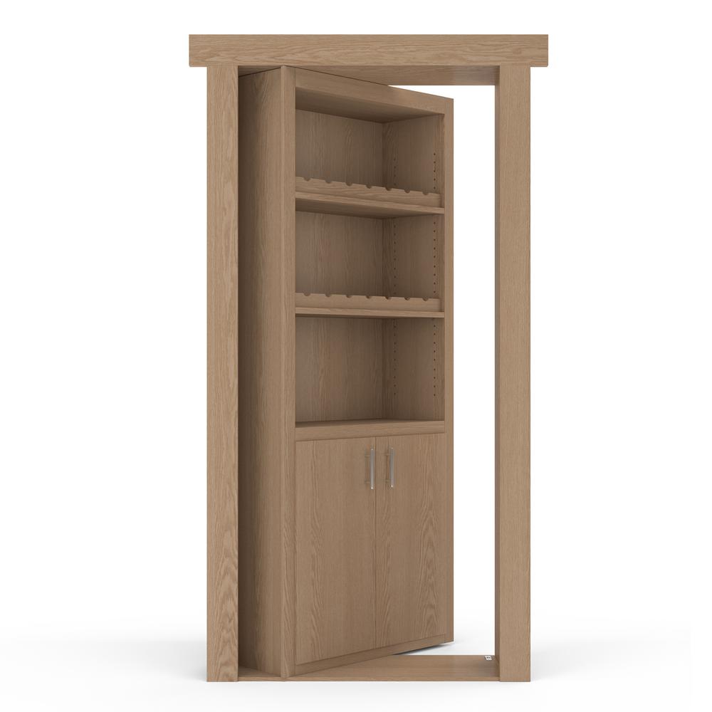 The Murphy Door 36 In X 80 In Flush Mount Assembled Oak