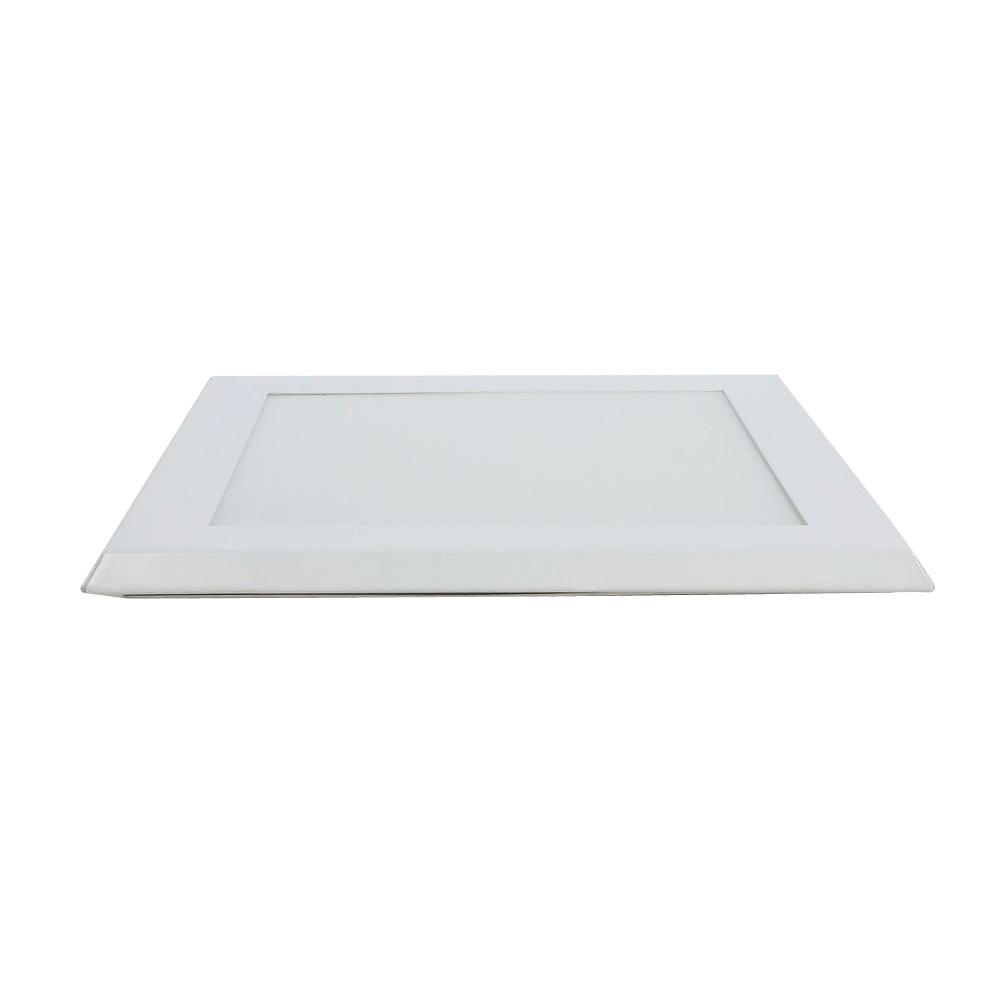 Photo 1 of 2 ft. x 2 ft. Edge-Lit 250-Watt Equivalent Warm White Dimmable Integrated LED Flat Light Wraparound Luminaire