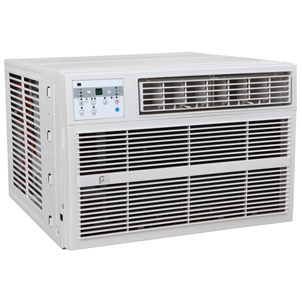 Haier 24 000 Btu High Efficiency Window Air Conditioner With Remote In White Hwe24vcr The Home Depot