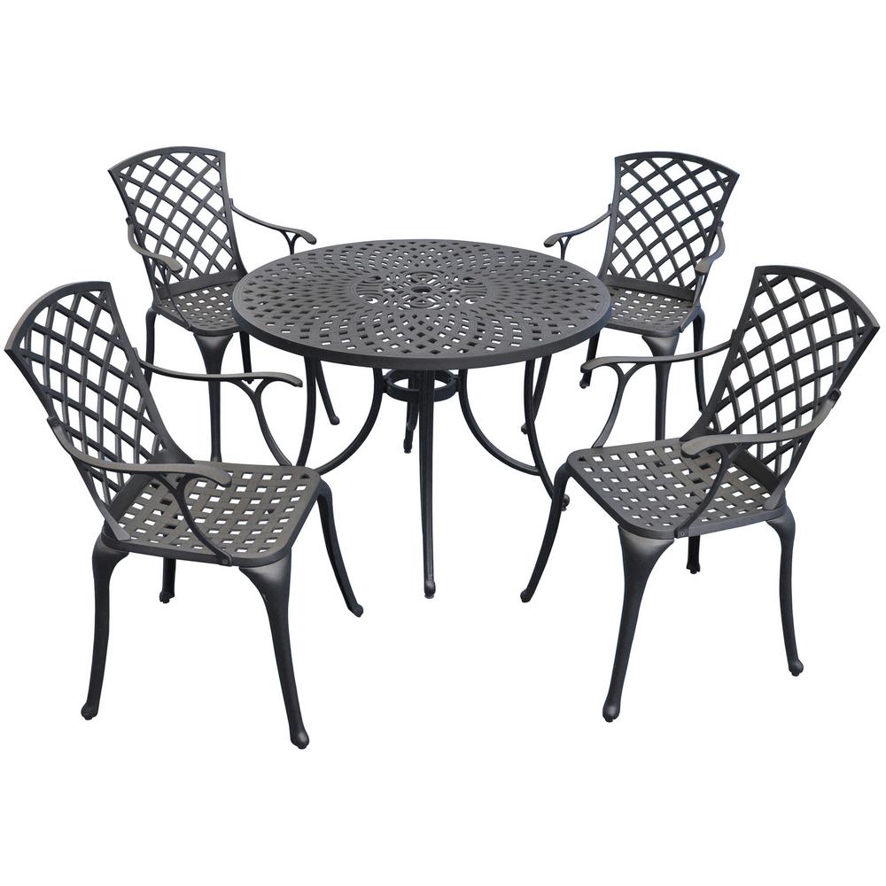 Crosley Cast Aluminum Patio Furniture Outdoors The Home Depot