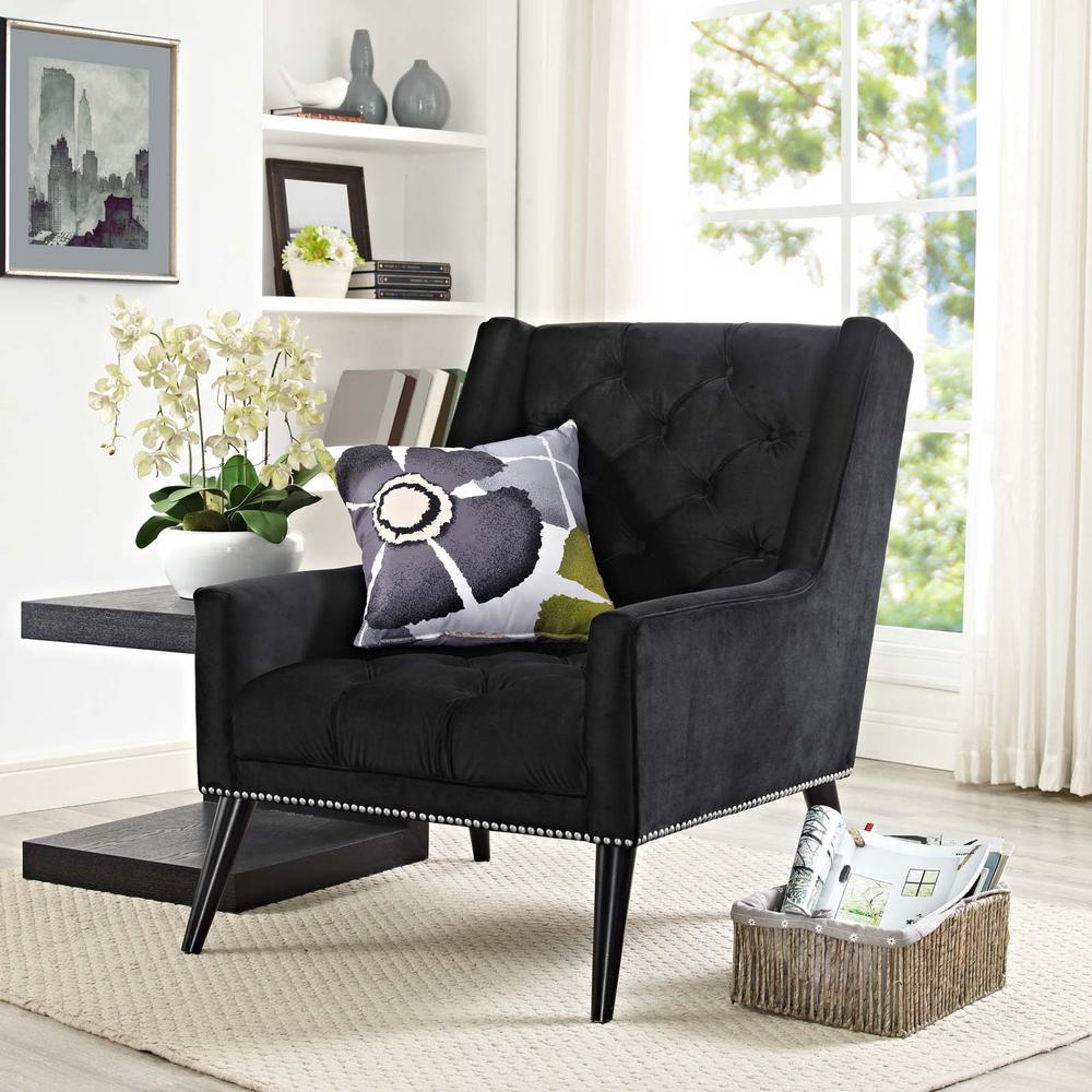 Black Modway Accent Chairs Eei 2306 Blk 64 1000 