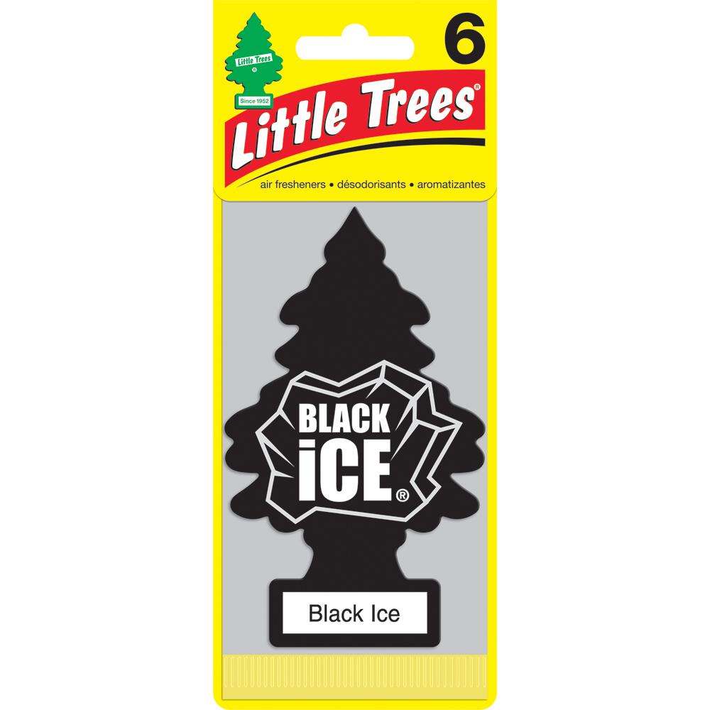 Little Trees Air Freshener Black Ice 6 Pack U6p 8 The Home Depot