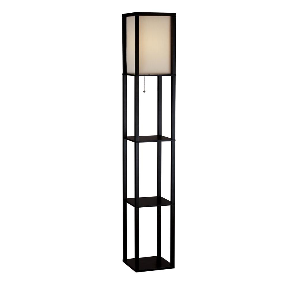 hampton bay shelf floor lamp