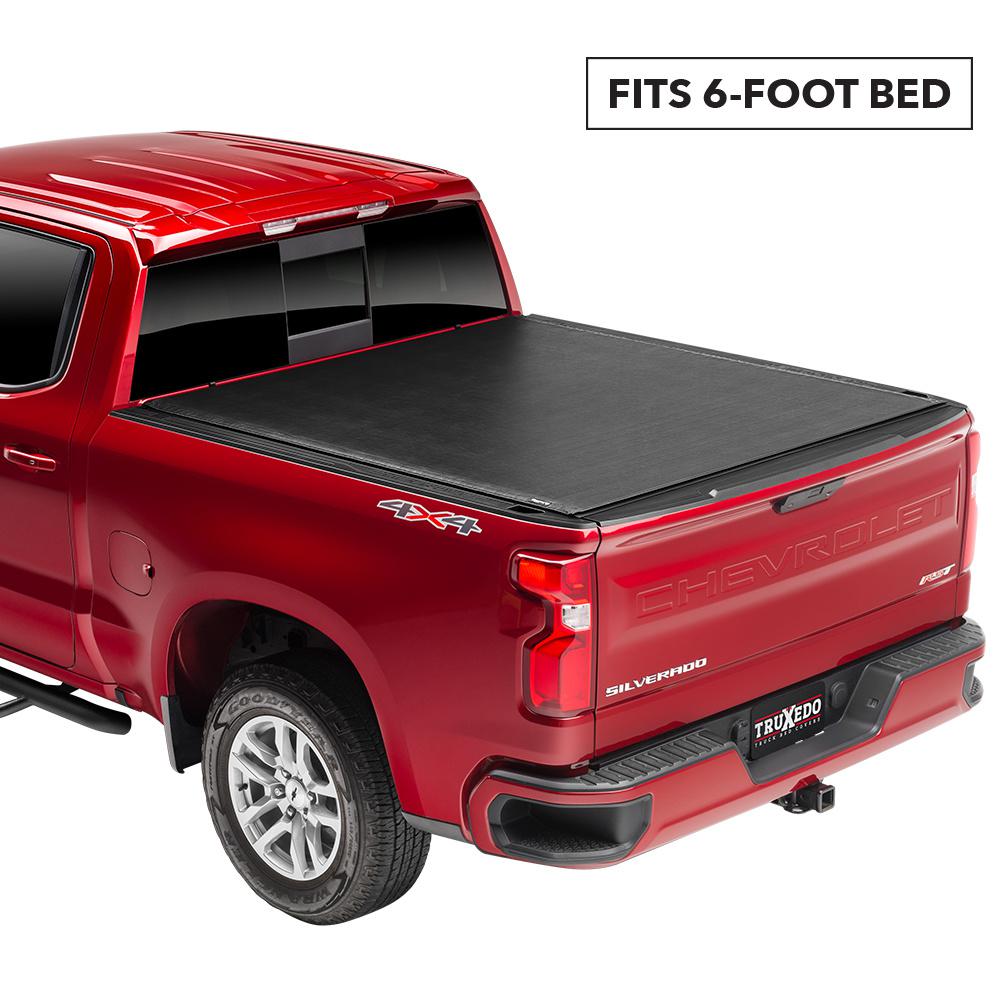 Truxedo Sentry Tonneau Cover 16 19 Toyota Tacoma 6 Ft Bed 1557001 The Home Depot