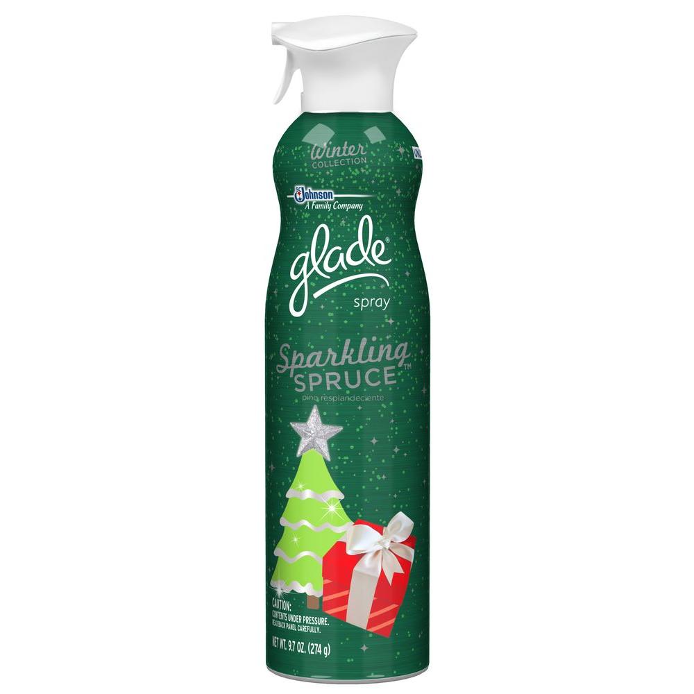 Glade Winter Collection 9 7 Oz Sparkling Spruce Holiday