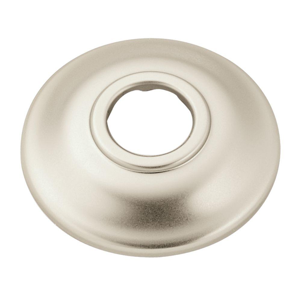 MOEN 2.5 in. Shower Arm Flange in Brushed Nickel-AT2199BN - The Home Depot