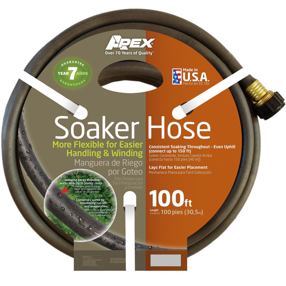 Apex 1/2 in. Dia x 100 ft. Soaker Water Hose1030 100 The Home Depot