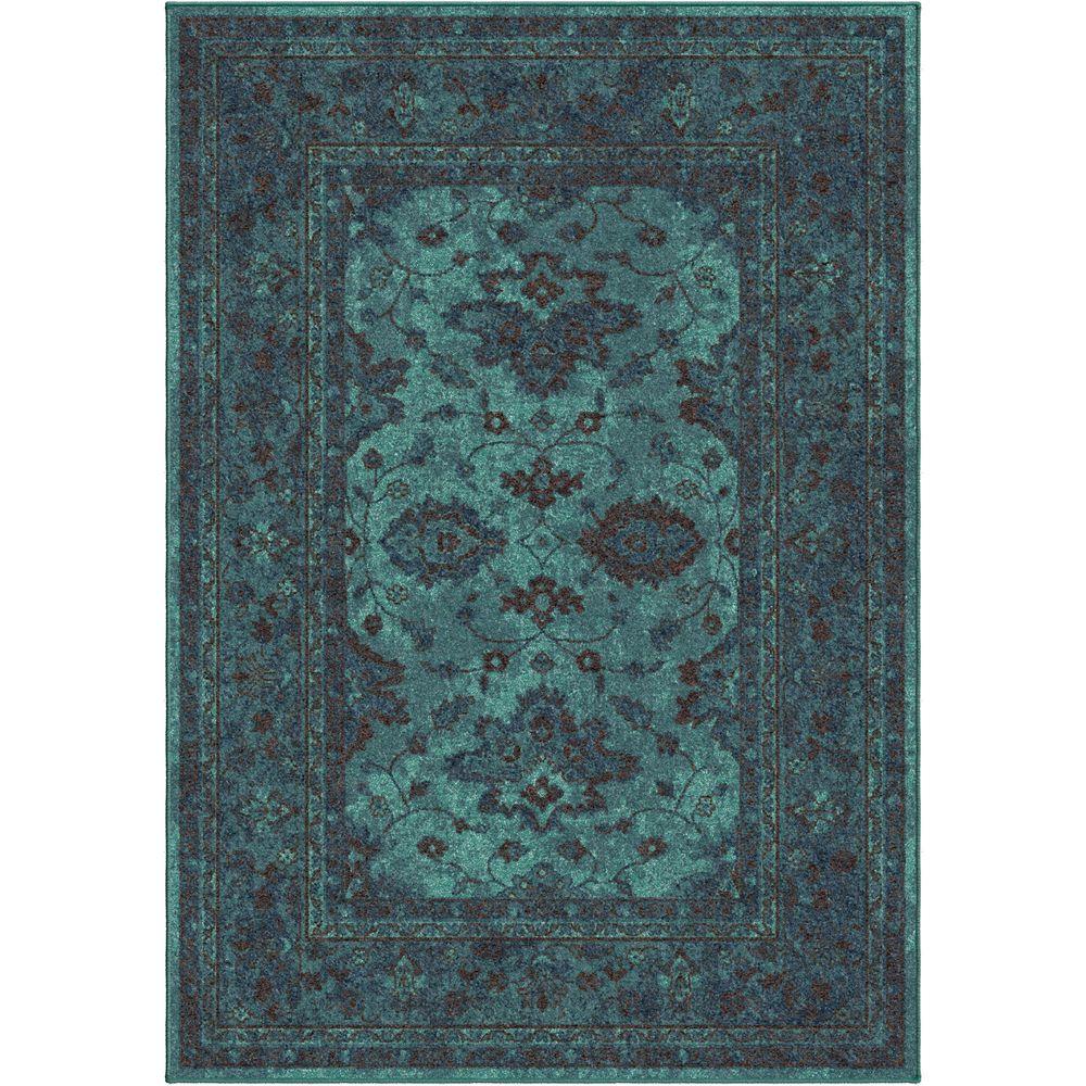 Orian Rugs Grimaldi Blue Bright Colors 5 Ft X 8 Indoor Area Rug Orian Rugs Grimaldi Blue Bright Colors 5 Ft X 8 Indoor Area Rug