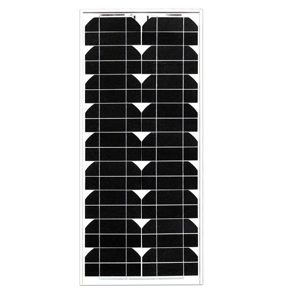 Ramsond 20Watt 12Volt Monocrystalline PV Solar PanelSP20 The Home