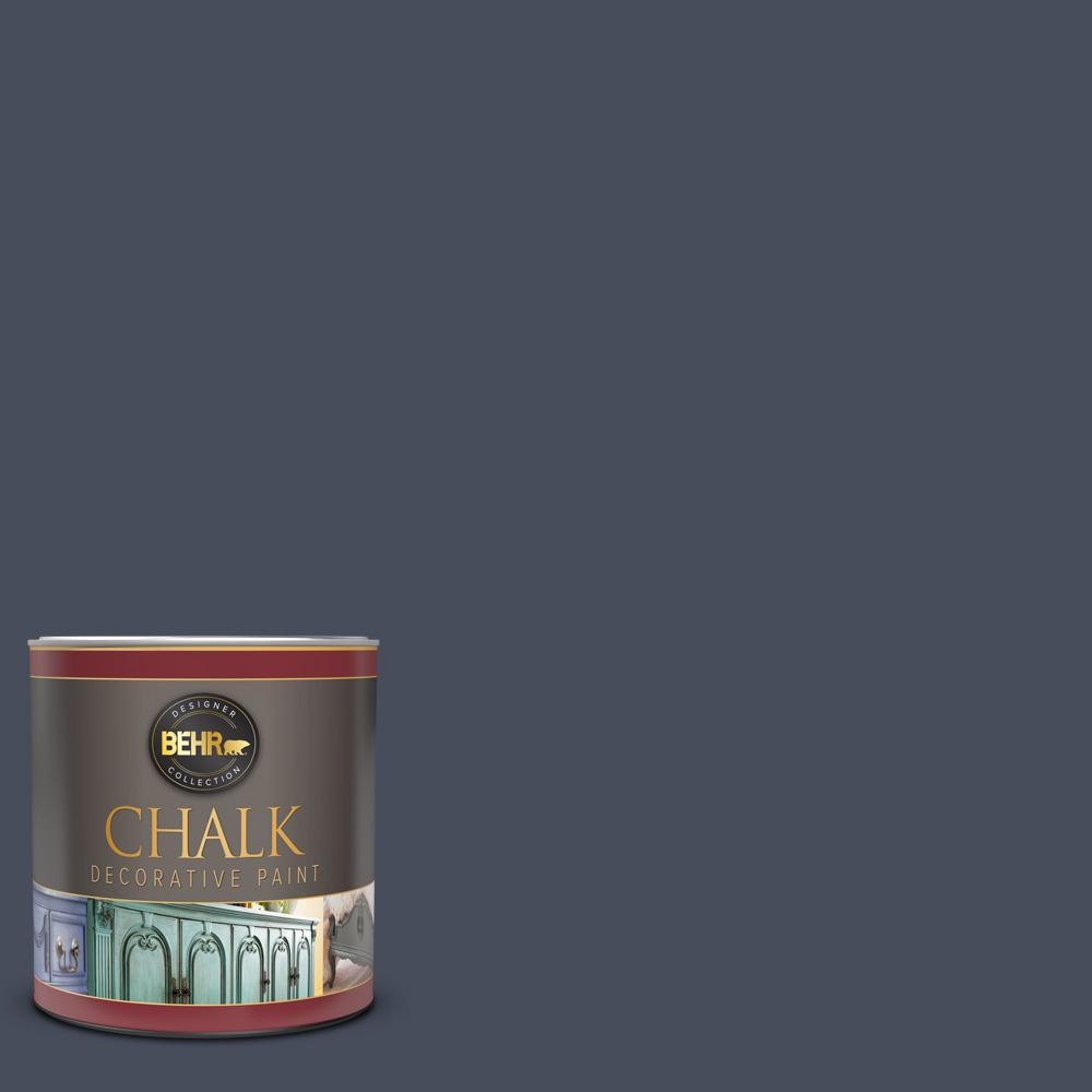 Behr 1 Qt S510 7 Dark Denim Interior Chalk Decorative Paint The Home Depot