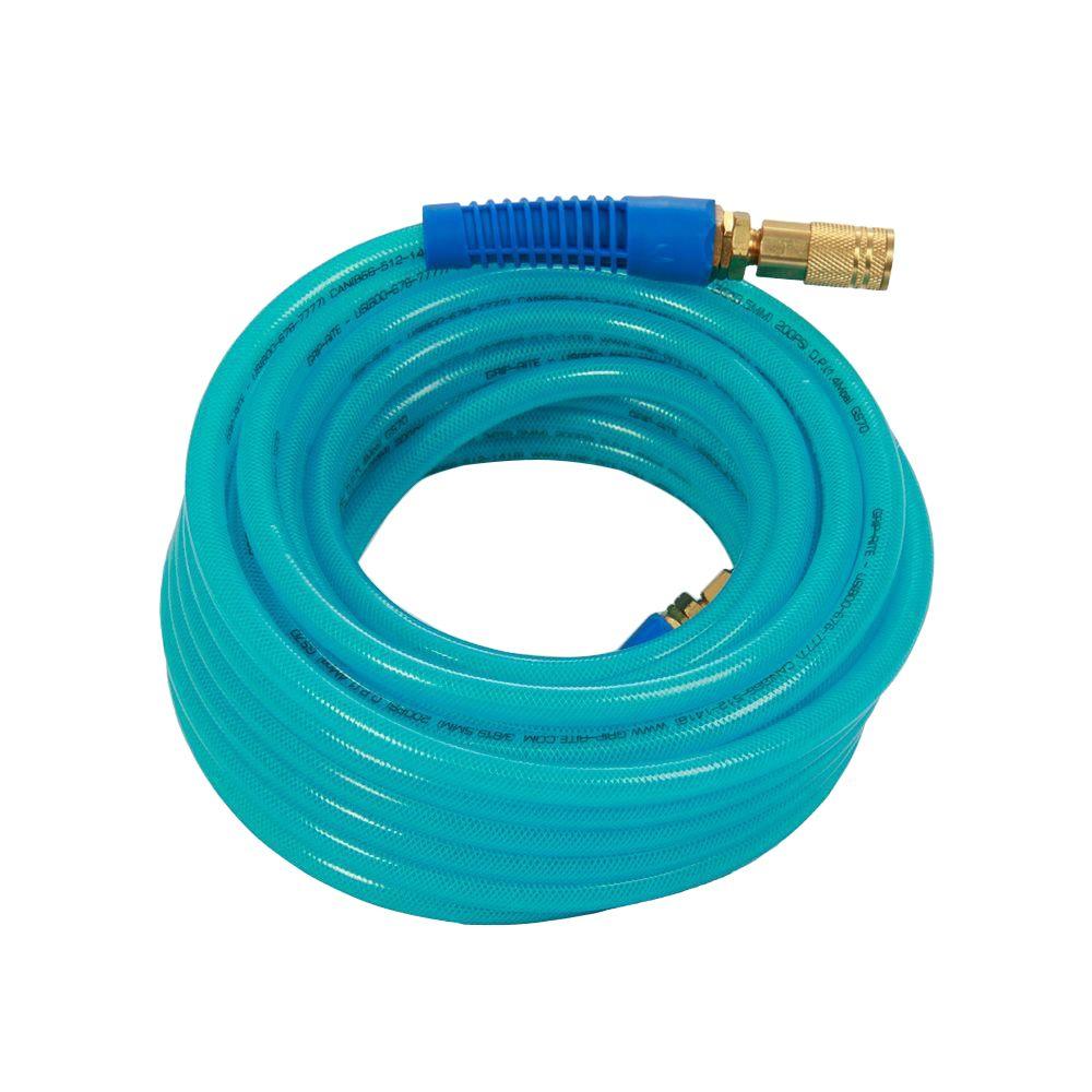 Grip-Rite 3/8 in. x 50 ft. Polyurethane Air Hose with Couplers ...