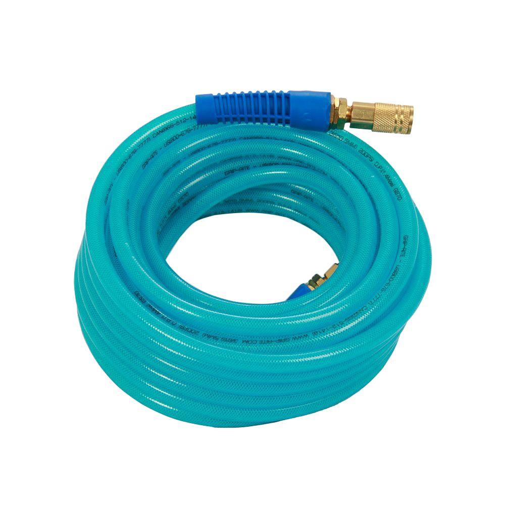 Grip Rite 38 In X 50 Ft Polyurethane Air Hose With Couplers