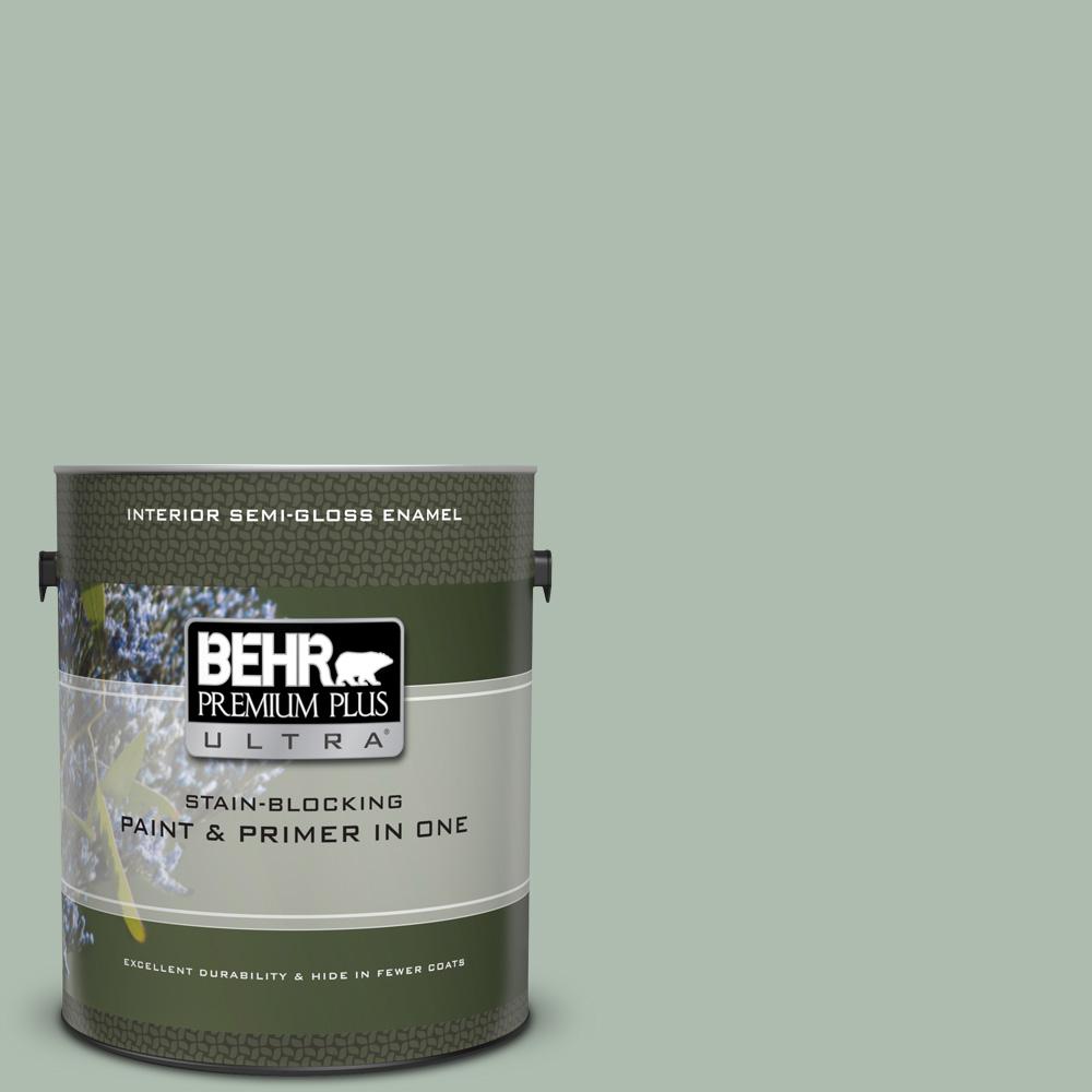 BEHR Premium Plus Ultra 1 gal. 450E3 Southern Breeze SemiGloss