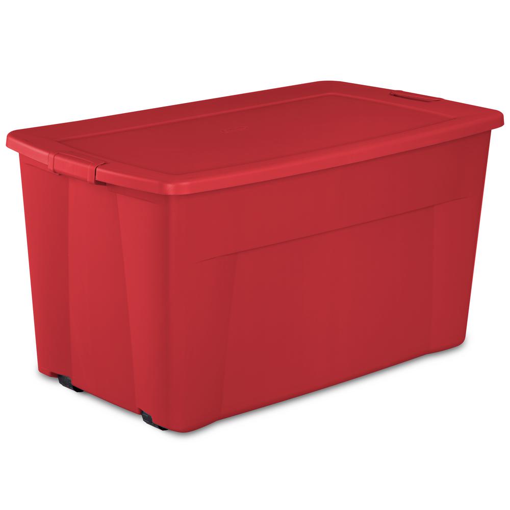 Sterilite 45 Gal Latching Storage Tote With Wheels Brickseek