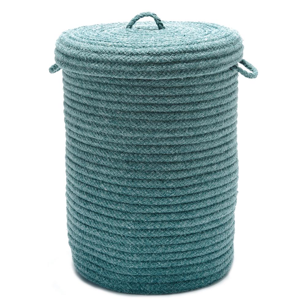 teal laundry basket