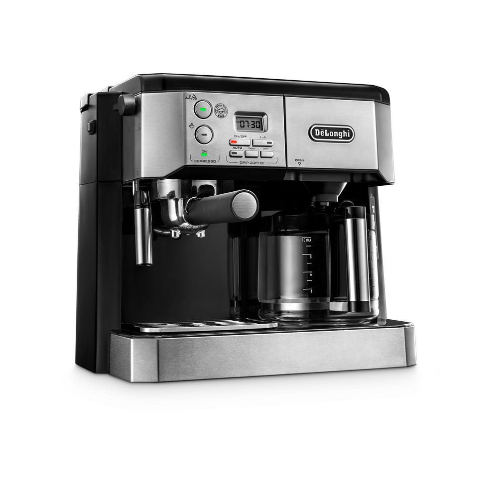DeLonghi AllInOne 10Cup Stainless Steel Drip Cofffee Maker and
