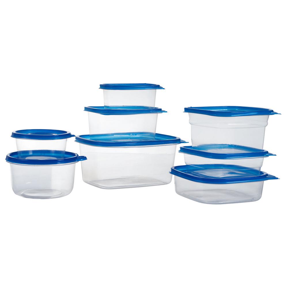 Chef Buddy Food Storage Container Set With Air Tight Lids (54-piece) 82 