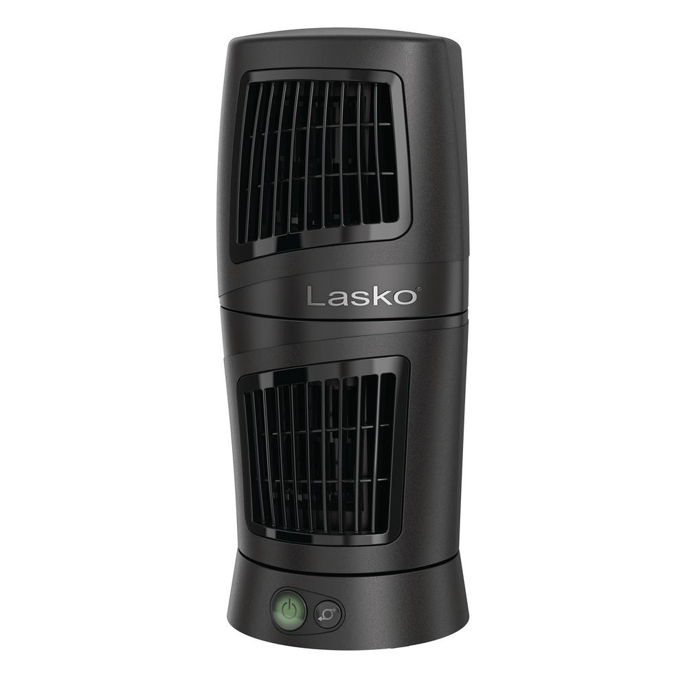 Lasko 12 in. Table Desktop Wind Tower Oscillating MultiDirectional Fan