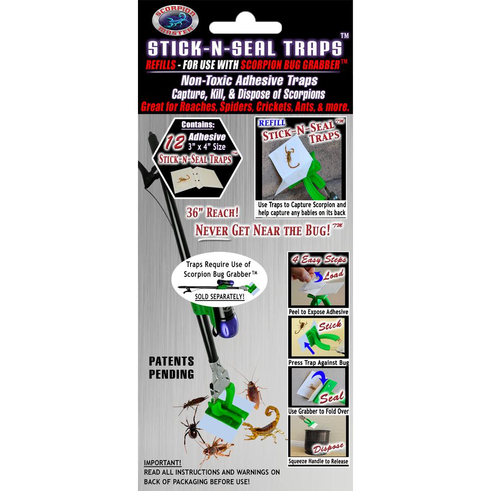 Scorpion Master Stick-N-Seal Trap Refills ( Pack of 2) by Scorpion Master