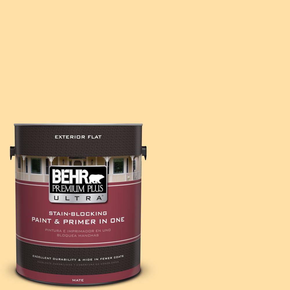 Behr Premium Plus Ultra 1 Gal 310a 3 Manila Tint Flat Exterior 310a 3 Manila Tint Flat Exterior