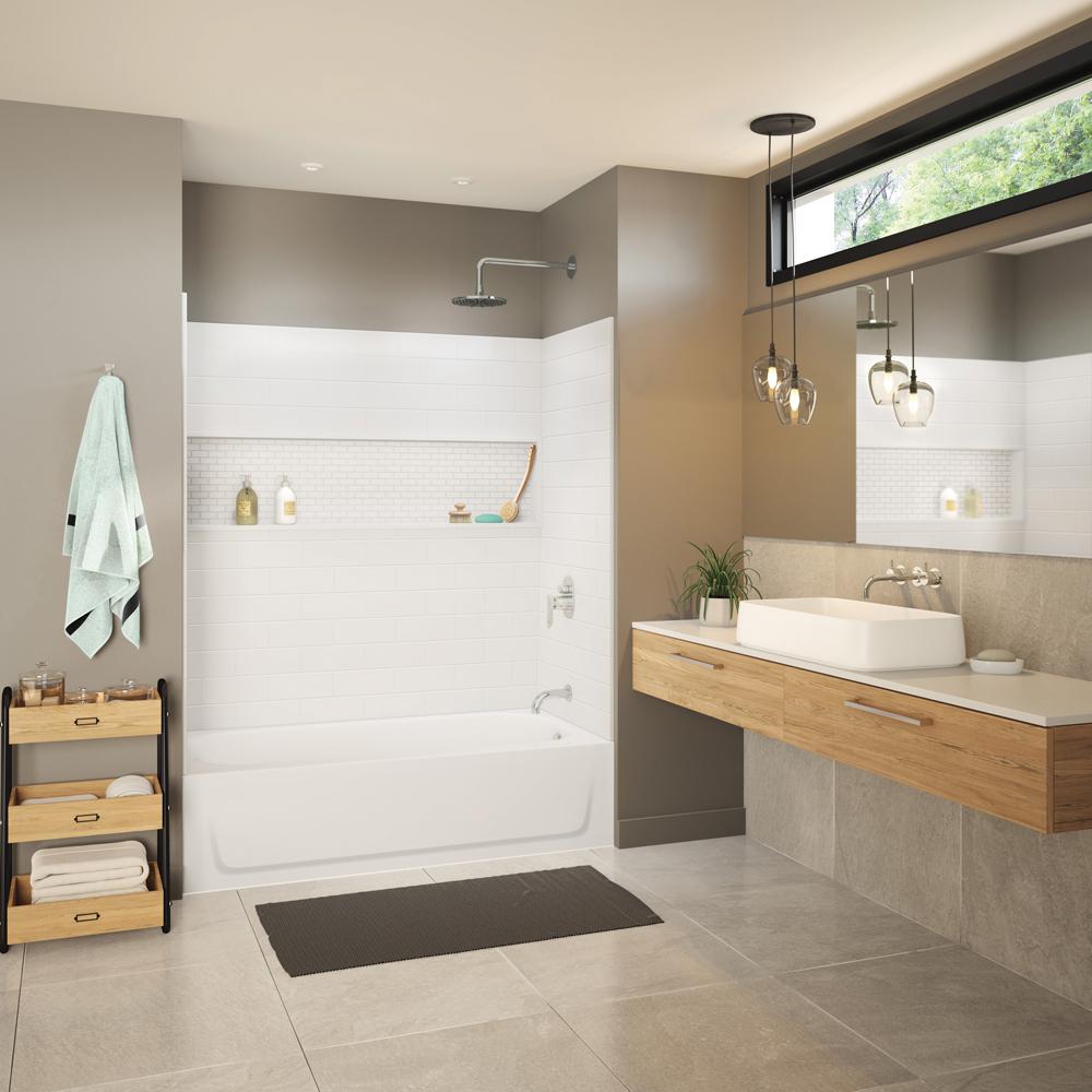 Standard Fit Alcove Bath And Shower Kit, Home Depot Bathtubs And Showers