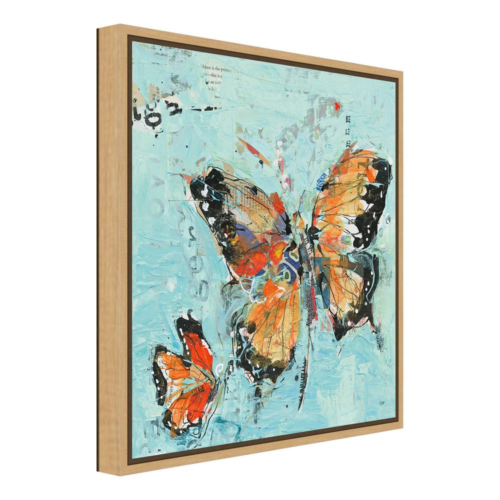 CANVAS Monarch Butterflies Flutter From Forest Art print POSTER