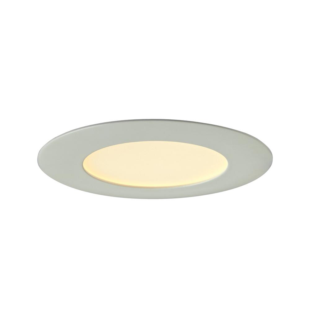 Illume Lighting Recessed The Home Depot 4 In White Integrated Led Recessed Kit Illume Lighting