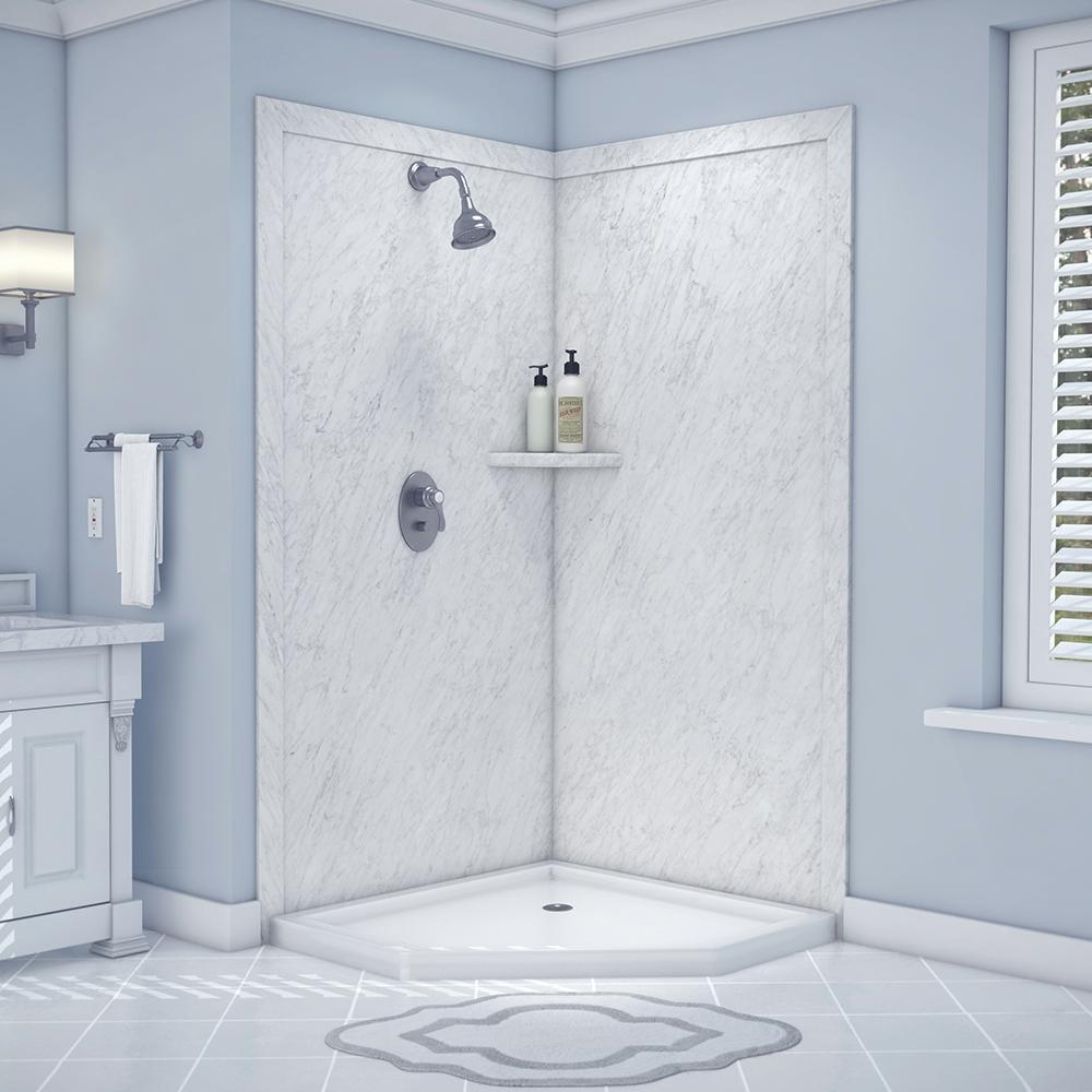 Glueup Shower Walls & Surrounds Showers The Home Depot