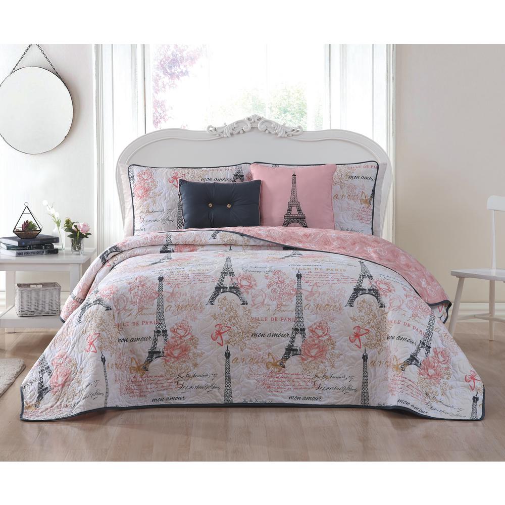 Pink Comforters Comforter Sets Bedding Bath The Home Depot