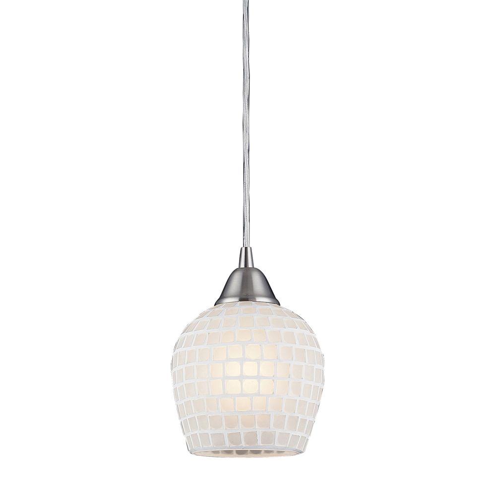 white glass ceiling light shade