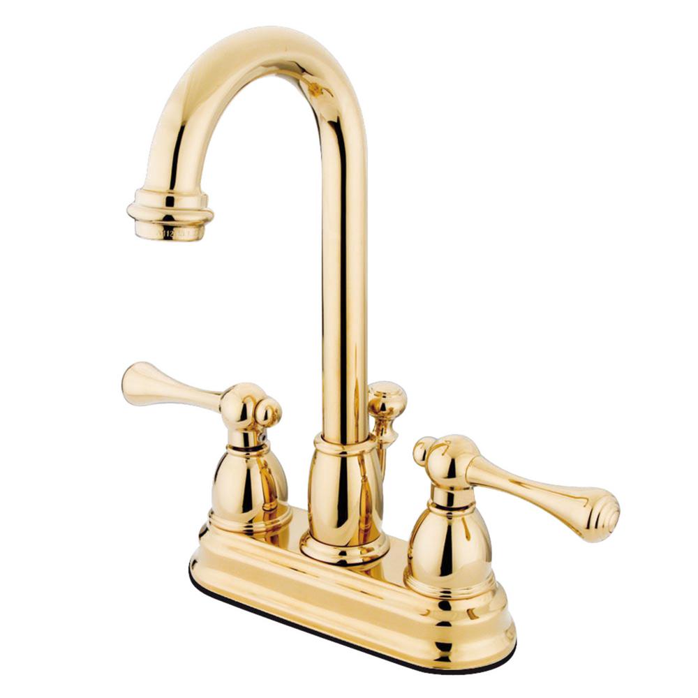 Kingston Brass Vintage 4 in. Centerset 2Handle Bathroom Faucet in