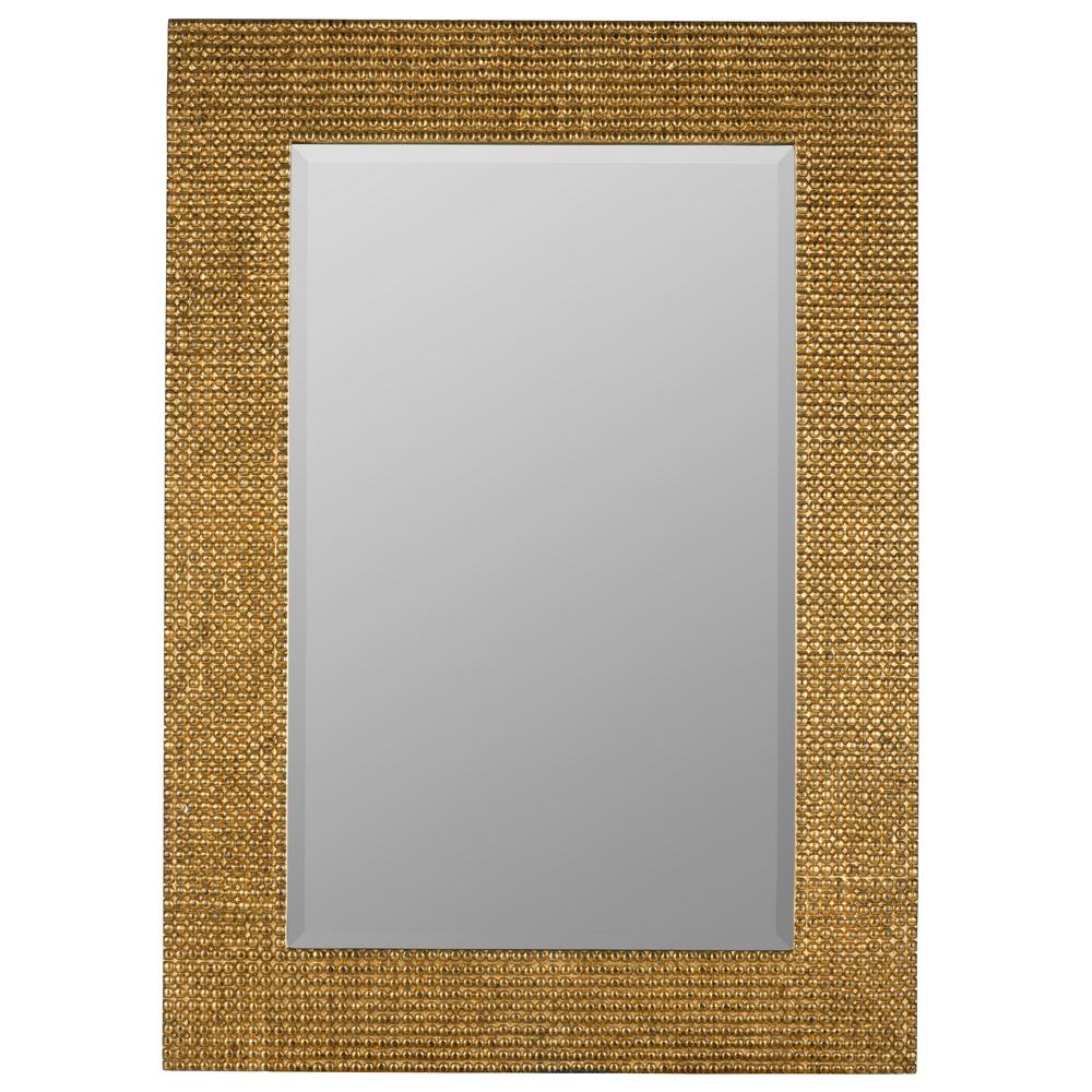 Cooper Classics Harvey Aged Gold Decorative Mirror50019 The Home Depot