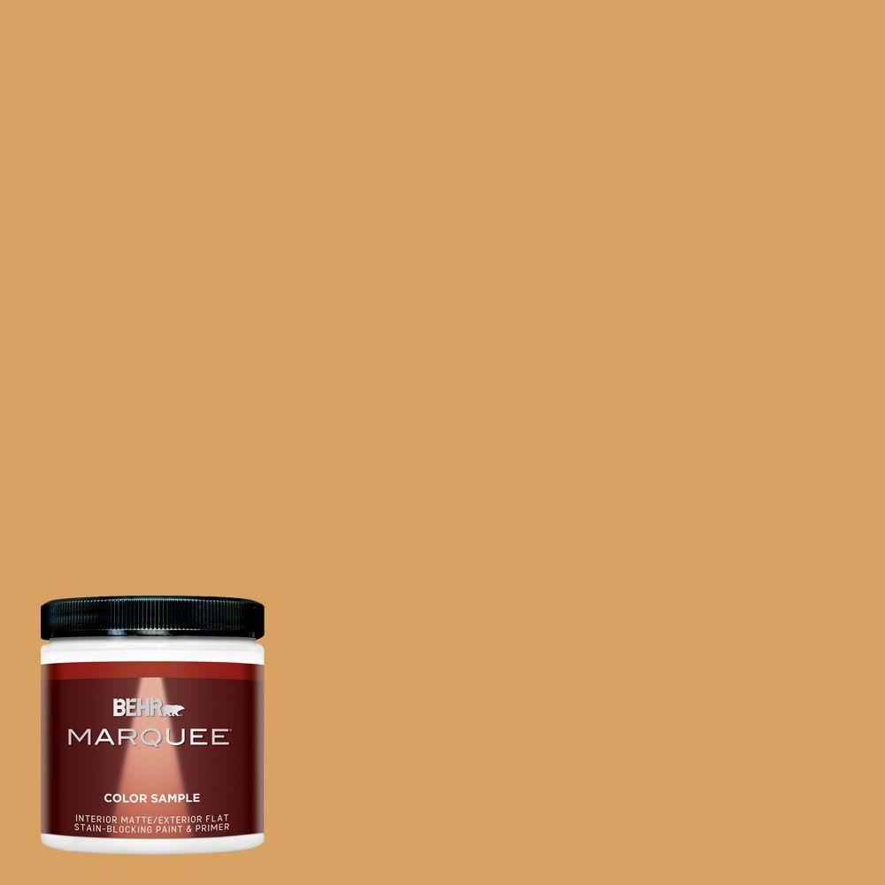 Behr Marquee 8 Oz Mq4 10 Amber Brew Matte Interior Exterior Paint Mq4 10 Amber Brew Matte Interior Exterior Paint