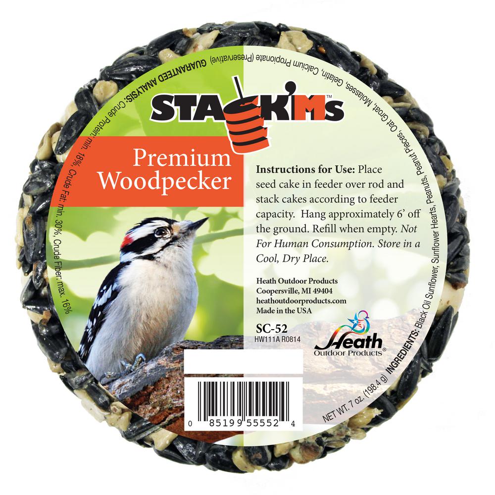 Heath Stack'Ms Seed Cakes Woodpecker (Case of 6)SC52 The Home Depot