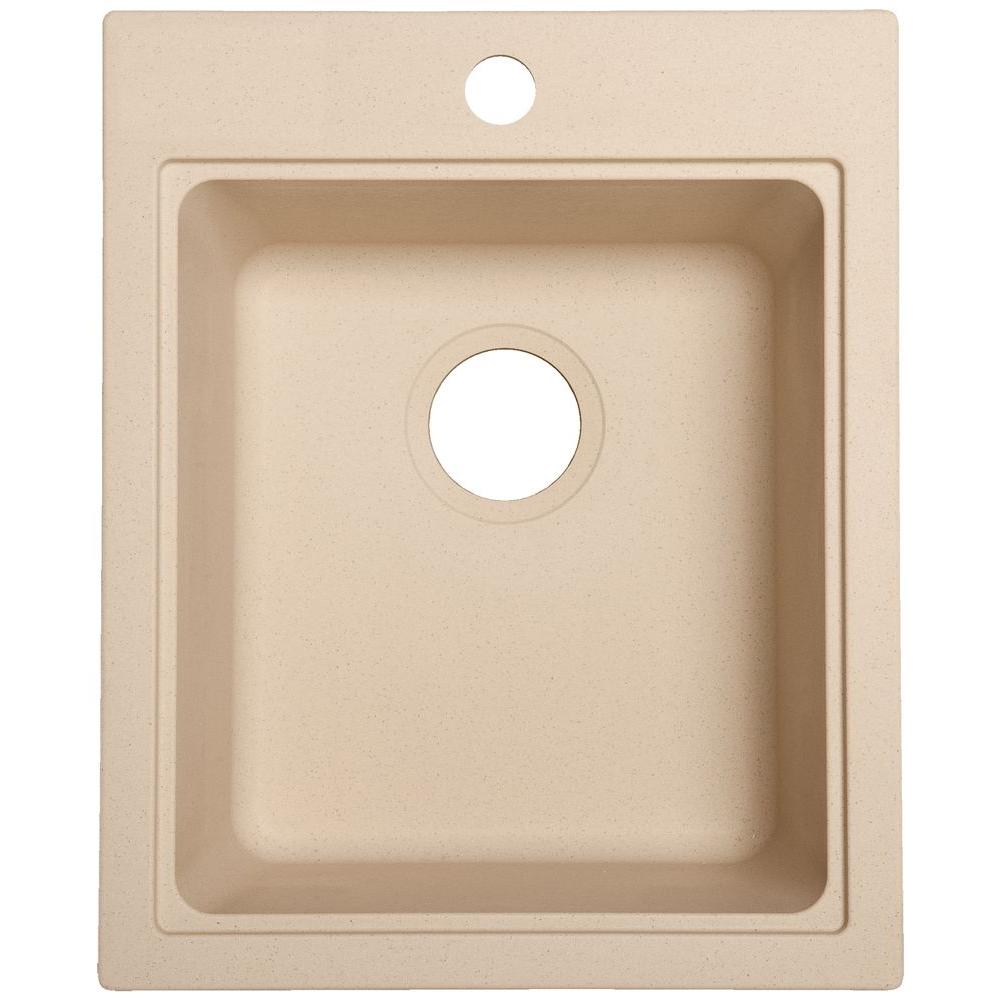 Franke Bar Sink The Home Depot Dual Mount Granite Composite 16 75 In 1 Hole Single Bowl Kitchen Sink Prep