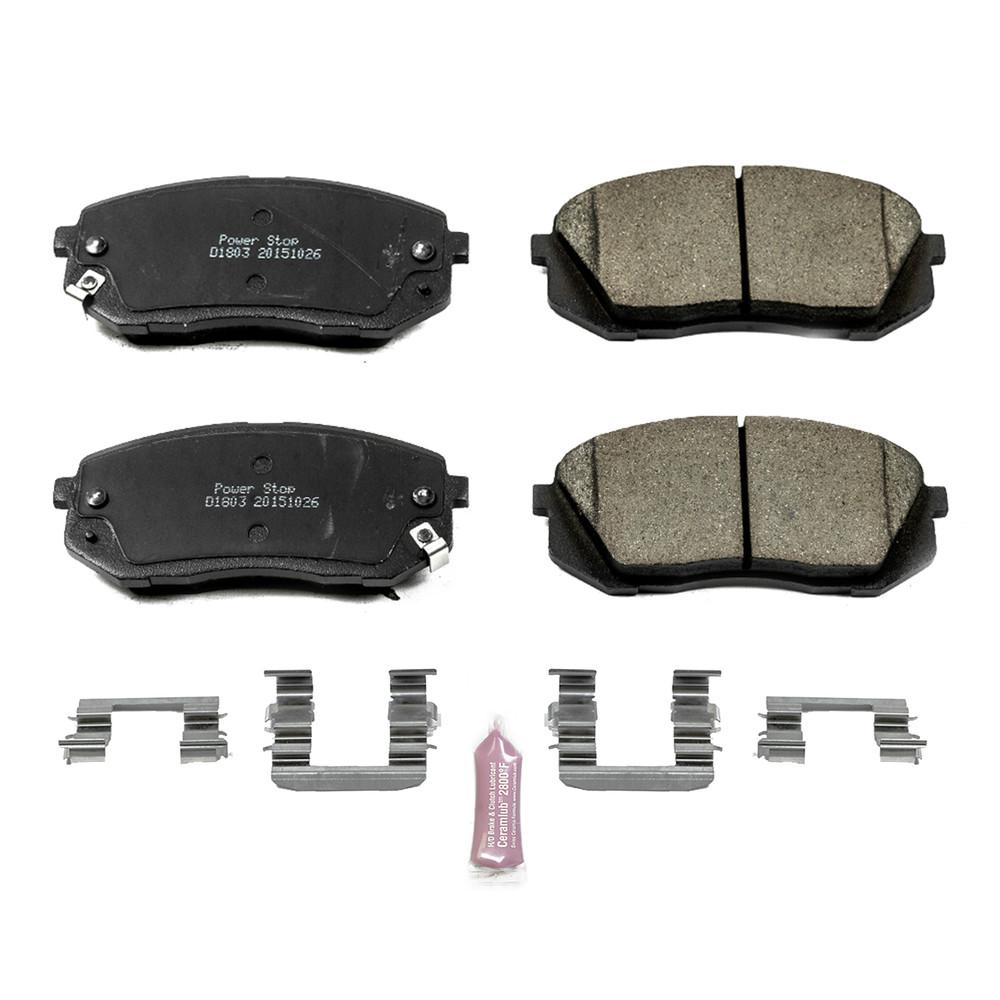 Front Ceramic Brake Pads Set w// Rubber Shims For 2013 2014 2015 NISSAN ALTIMA