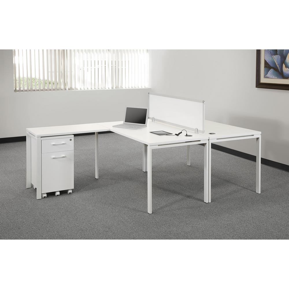 Office Star Products Prado Desk Return Privacy Screen With 2