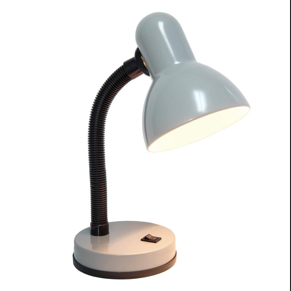 silver desk lamp