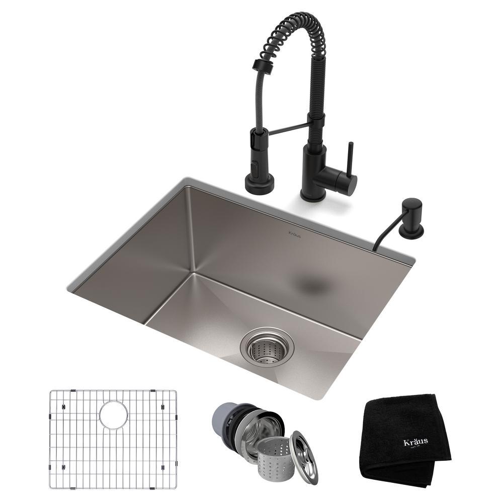 All In One 27 Black Kitchen Sinks The Home Depot All In One 27 Black Kitchen Sinks