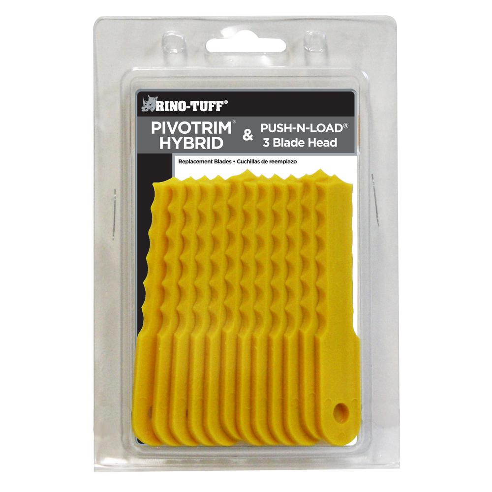Replacement Trimmer Blades Push N Load 3 Blade Head Nylon Durable Precut Lines eBay