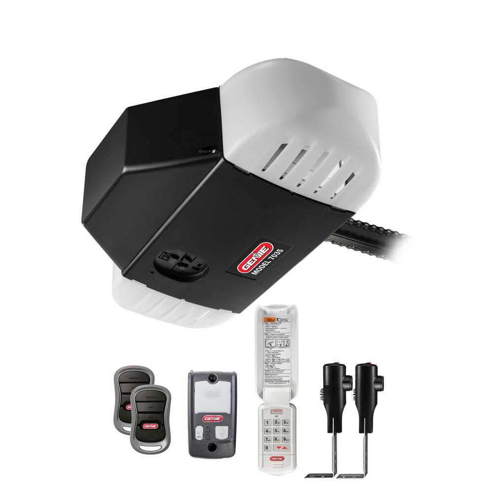 garage door opener with battery backup