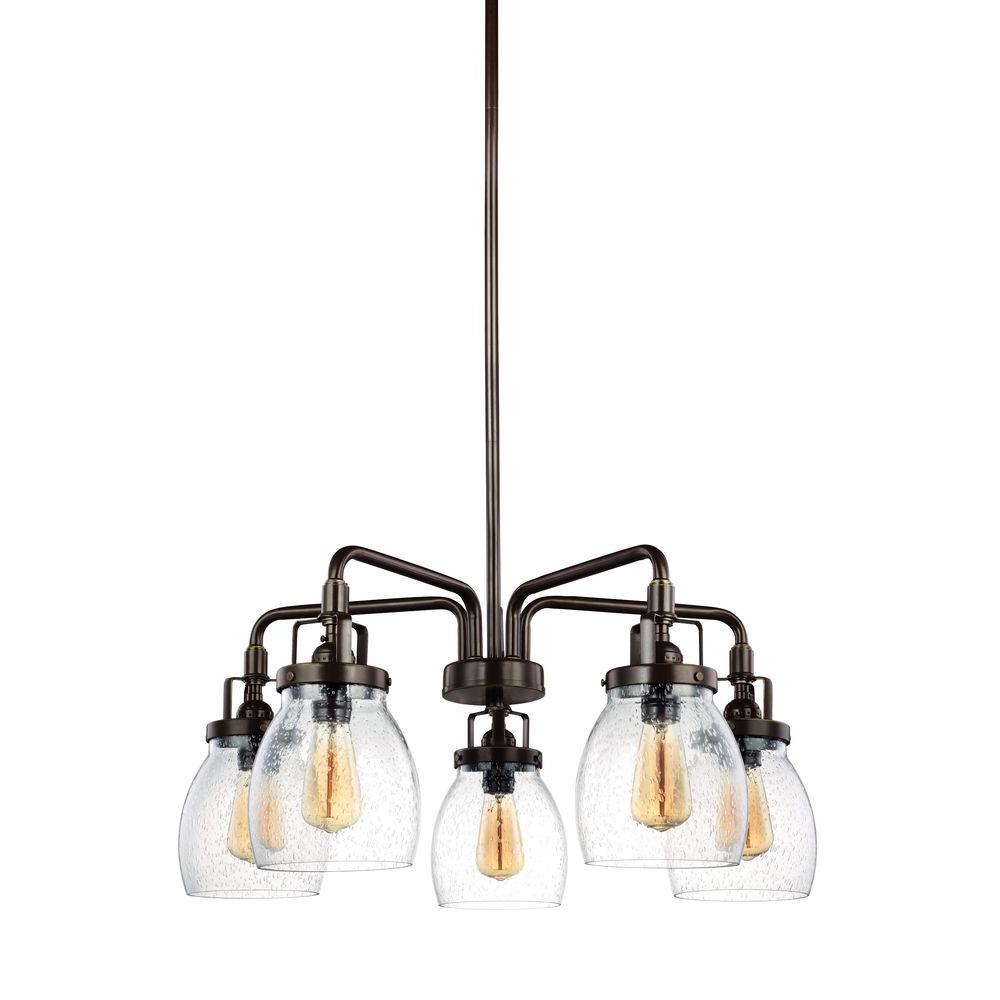 Sea Gull Lighting Belton 5 Light Heirloom Bronze Single Tier Sea Gull Lighting Belton 5 Light Heirloom Bronze Single Tier Chandelier