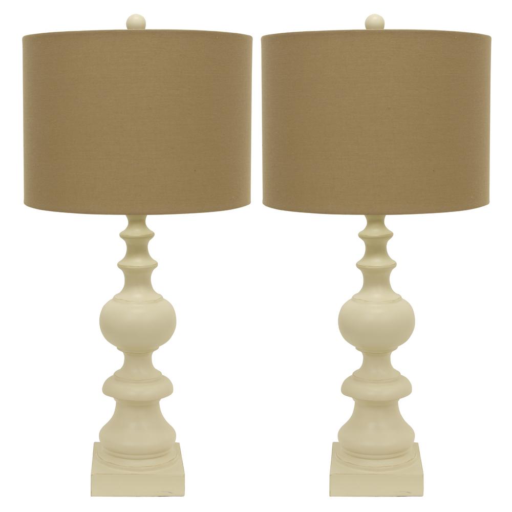 beige bedside lamps