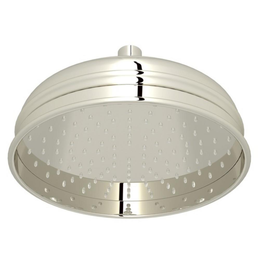 ROHL Bordano 1Spray 8 in. Fixed Showerhead in Polished Nickel1037/8PN