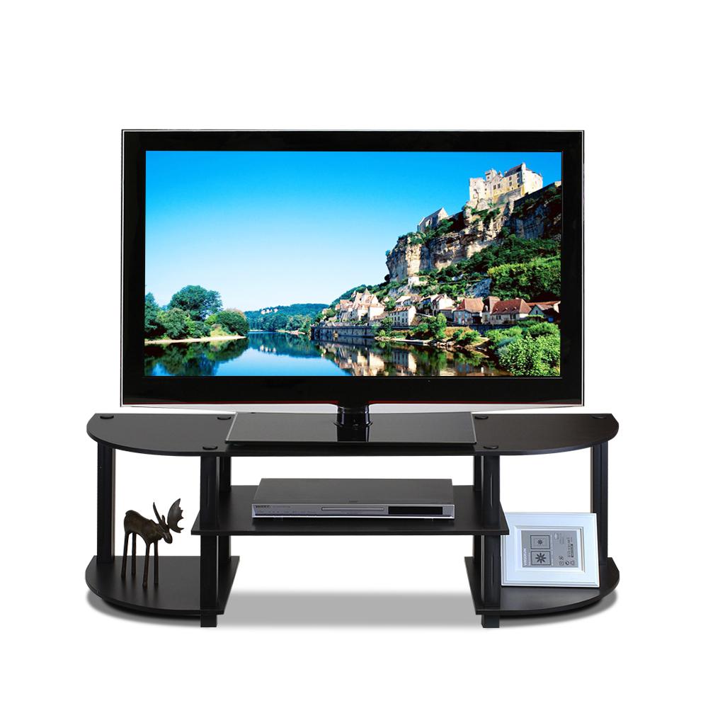 Furinno TST Espresso Wide Entertainment Center-11058EX/BK ...