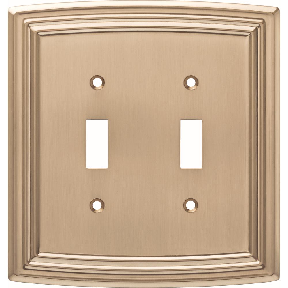 Champagne Bronze Toggle Light Switch Plates Light Switch Plates The Home Depot