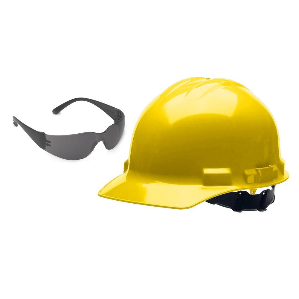 Cordova Duo Safety Hard Hat with Free Safety GlassesHD19200 The Home