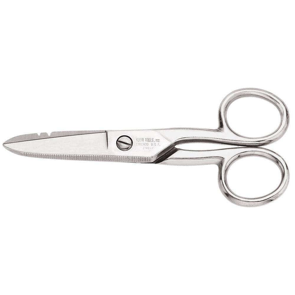 Klein Tools Electrical Scissors with Stripping Notches by Klein Tools